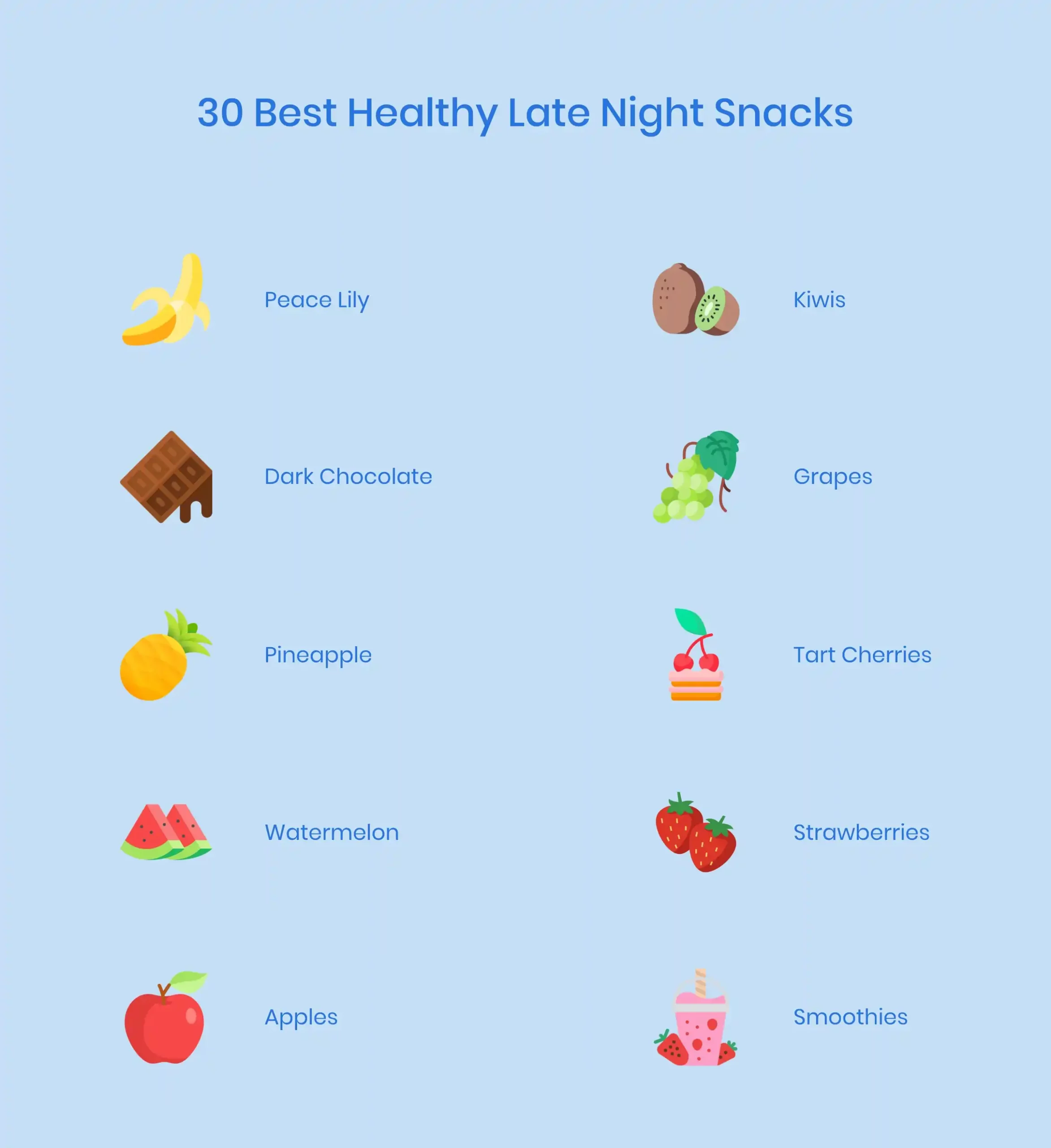 10 delicious and easy late night snacks to satisfy your cravings scaled