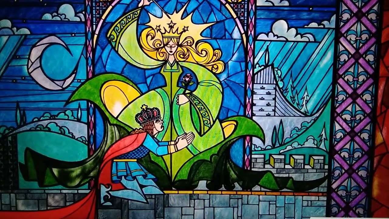 unveiling the enchanting world of beauty and the beast stained glass