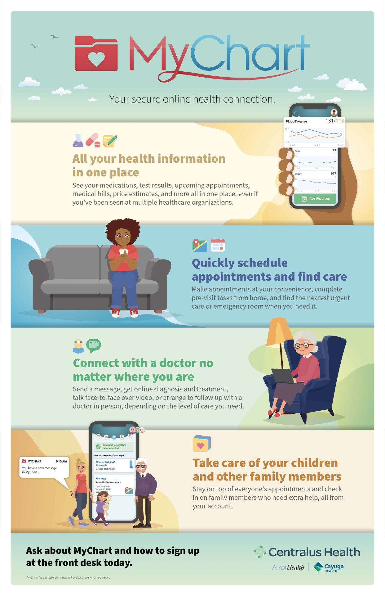access arnot health patient portal secure easy 2