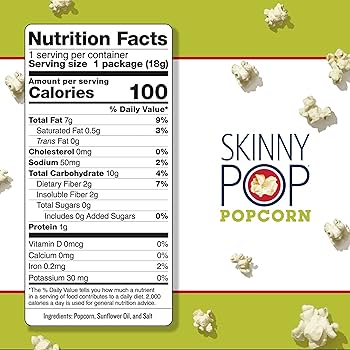 the ultimate guide to skinny popcorn nutrition calories carbs and more