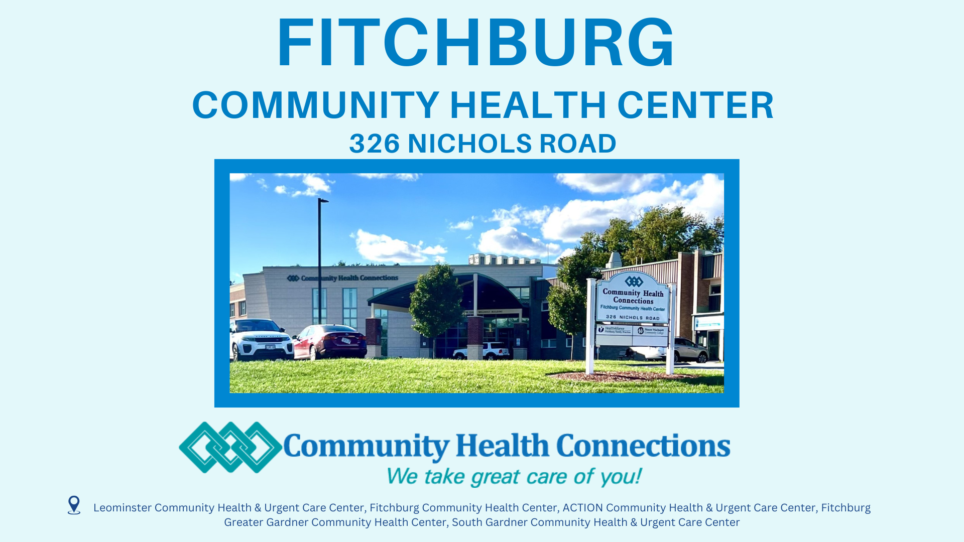 your best fitchburg community health center care now