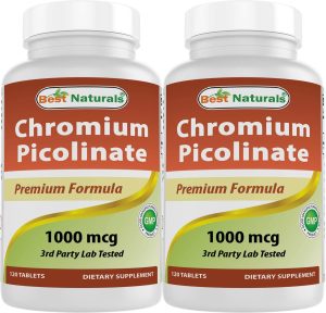 the benefits of taking naturals chromium picolinate 1000 mcg