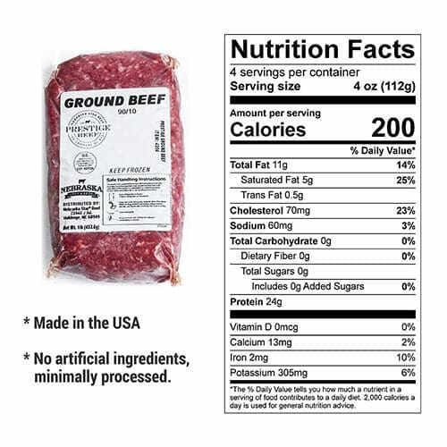 90 10 ground beef nutrition facts benefits and more