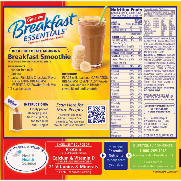 carnation instant breakfast uncovering the nutritional truth