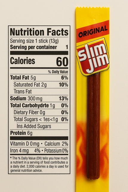 the essential guide to slim jim nutrition unveiling the truth behind the snack