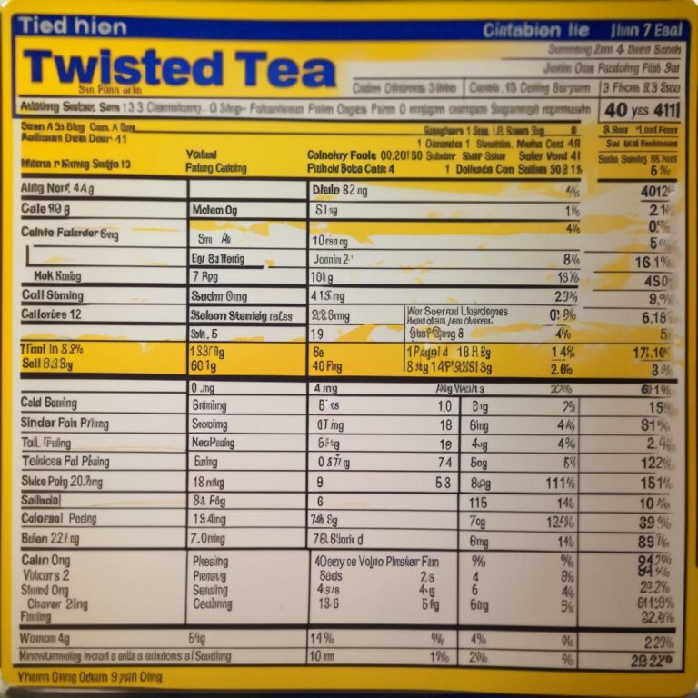 The Ultimate Guide to Twisted Tea Light Nutrition: What You Need to Know 7 the ultimate guide to twisted tea light nutrition what you need to know