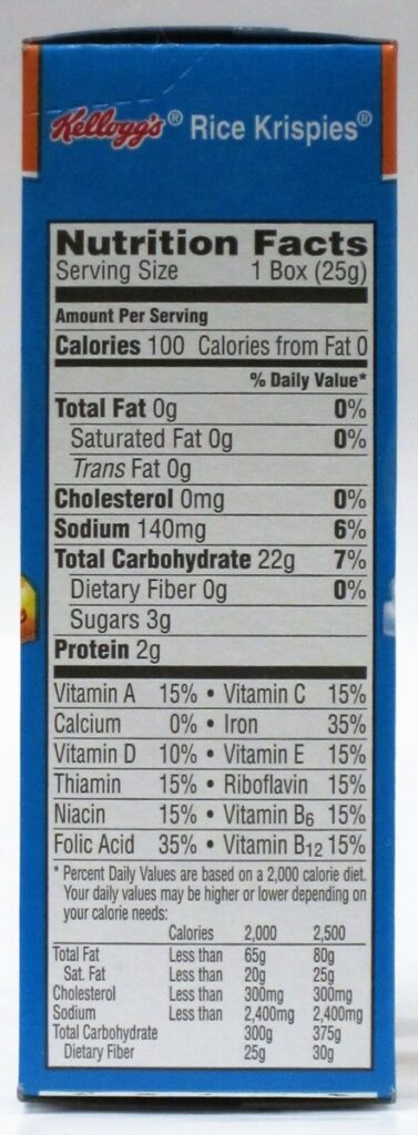 uncover the nutritional secrets of rice krispies an in depth nutrition label analysis