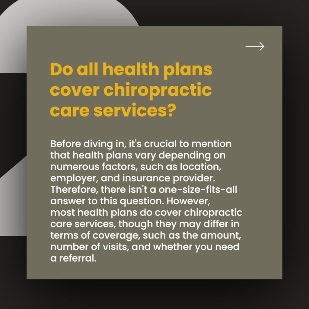 will health insurance cover chiropractic costs amp more
